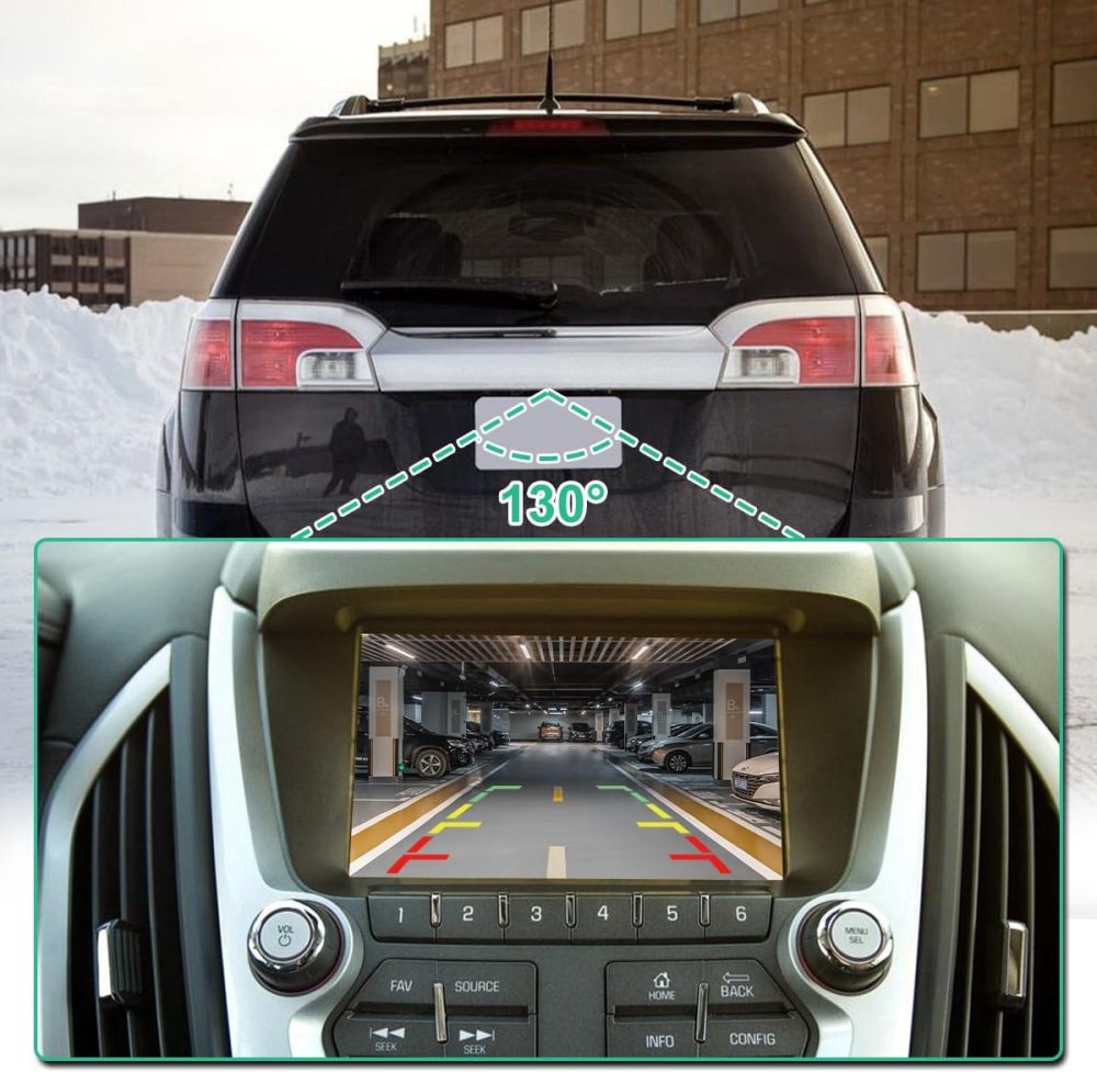 GreenYi 42389646 OE Backup Camera for GMC Terrain/Terrain Denali 2014-2017 Chevrolet Equinox 2014-2015 Trax 2013-2019 Buick Encore 2013-2021—Replaces Part No. 22868129 590-109