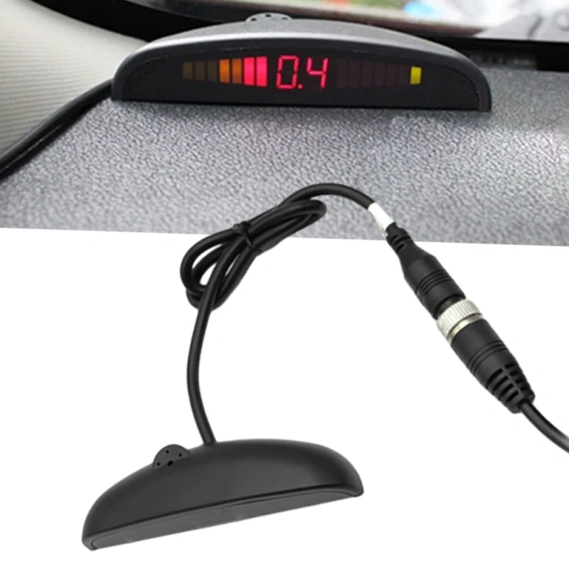 Reversing Radar Audible Alert Indication System LED Truck Reversing Sensor System Parking Sensor with Crescent Display 12-24V