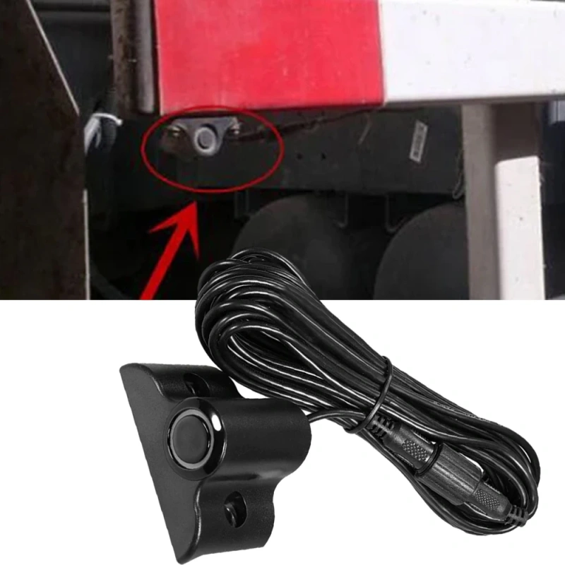 Reversing Radar Audible Alert Indication System LED Truck Reversing Sensor System Parking Sensor with Crescent Display 12-24V