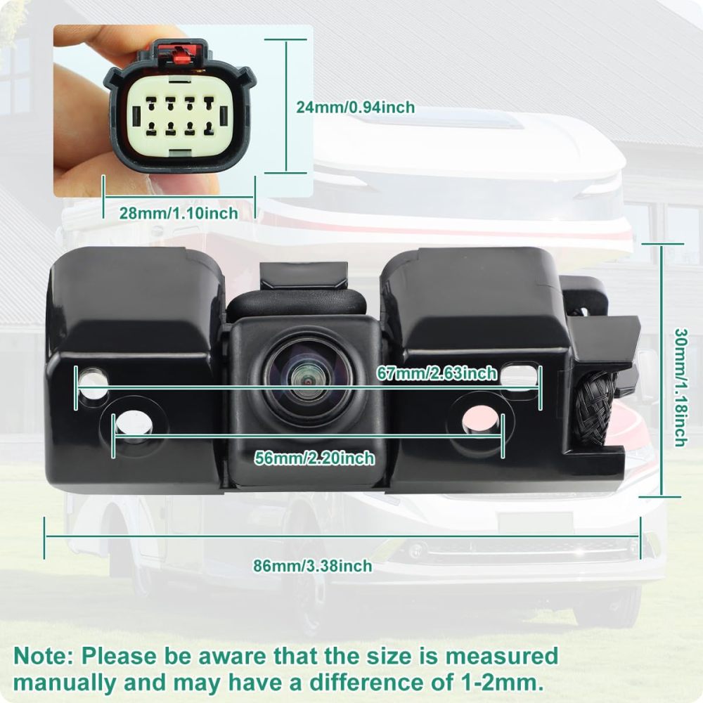 GreenYi OE Backup Camera (Part # 84062896) Fit for Chevy Silverado GMC Sierra 1500 2500 3500 (2016-2019) - Replaces Part # 23363727, 84032513, 590111