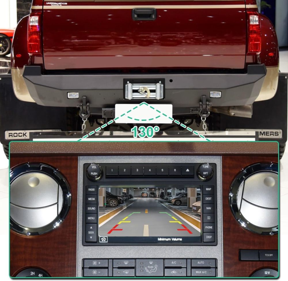 GreenYi EC3Z-19G490-A OE Backup Camera for Ford F250 F350 F450 F550 Super Duty 2013 2014—Replaces Part No. EC3Z-19G490-B