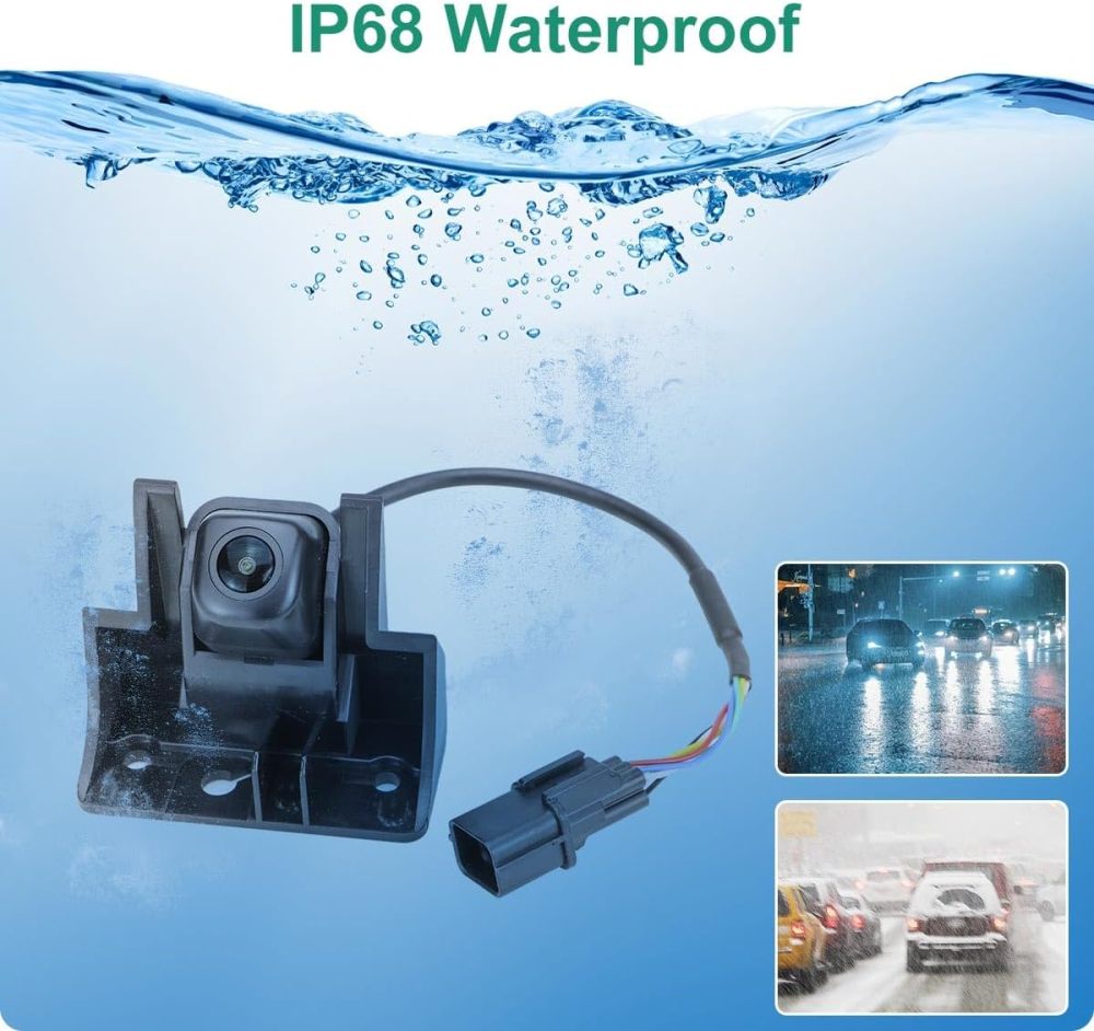 GreenYi OE Backup Camera (Part # 95760-C1600) with Bracket Fit for Hyundai Sonata 2018 2019 Compatible with Hyundai Hybrid 2018 2019 - Replaces Part # 95760-E6500, 95760-C1500