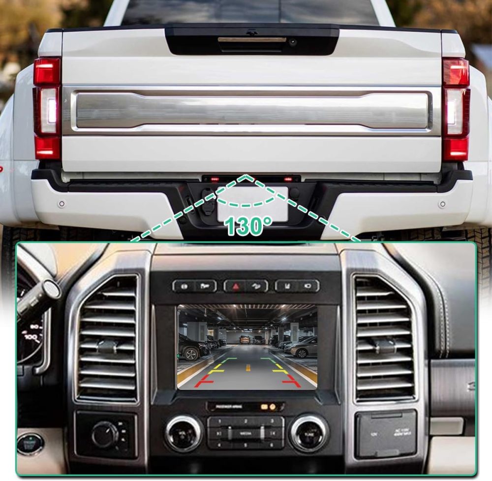 GreenYi OE Backup Camera (Part # JC3T-19G490-AD) Fit for Ford F250 F350 F450 F550 Super Duty (2017-2022) - Replaces Part # JC3T19G490AD