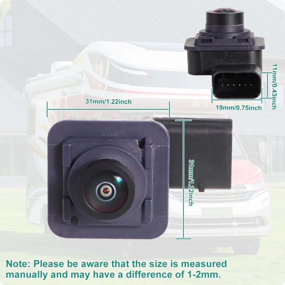 GreenYi OE Backup Camera (Part # JC3T-19G490-AD) Fit for Ford F250 F350 F450 F550 Super Duty (2017-2022) - Replaces Part # JC3T19G490AD