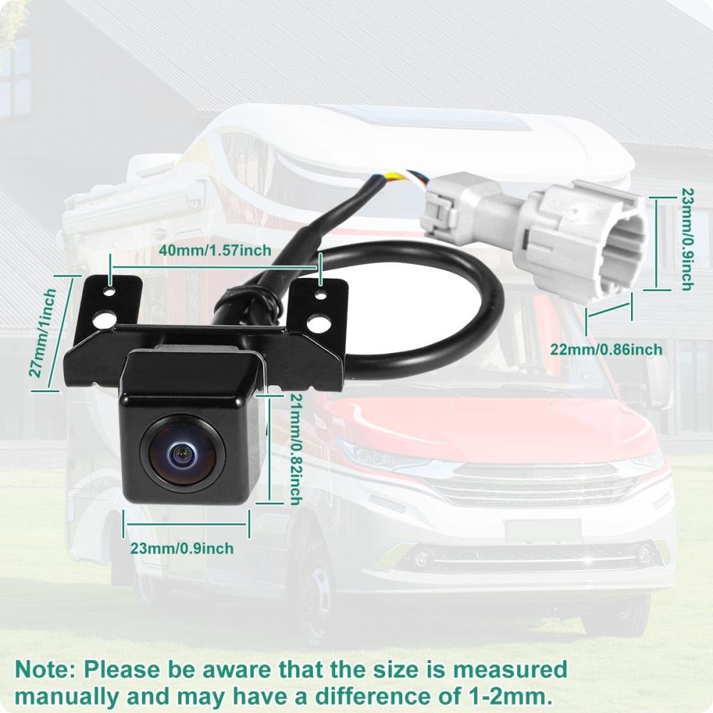 95760-3S102 Rear View Backup Camera Fit for Hyundai Sonata Hybrid 2011-2015, GreenYi Parking Assist Cam Replaces OE Number 95760-3S100, 95760-3S101, A52-74-0028, V52-74-0028, PAC16