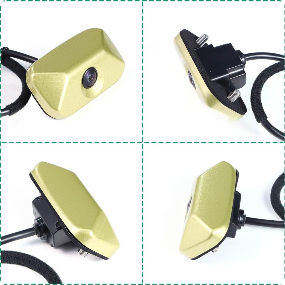 95760-2K100 Rear View Backup Camera Fit for Kia Soul 2010 2011 2012 2013, GreenYi Parking Assist Cam Replaces OE Number 957602K100, 957602K100I7 / 95760-2K100-I7 (Golden)
