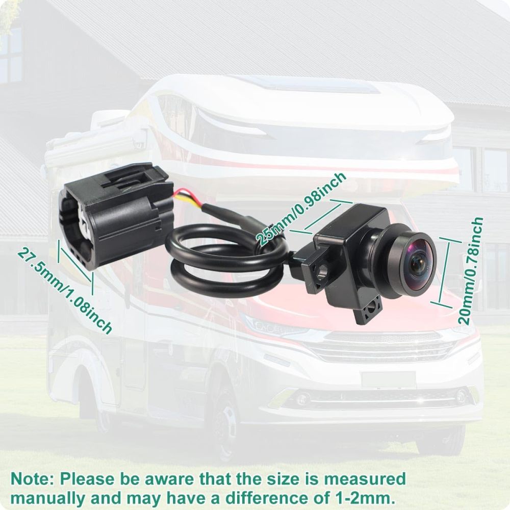 56054041AD Rear View Backup Camera Fit for Dodge Ram Truck 1500 2500 3500 2009-2012, GreenYi Parking Assist Cam Replaces OE Number 56054041AA/AB/AC/AD/AE, 56054164AA/AB/AC/AD, 68044906AA/AB/AC/AD/AE