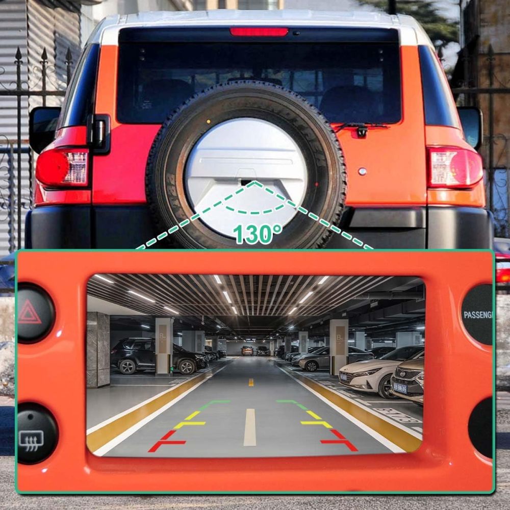 86790-35040 Rear View Backup Camera Fit for Toyota FJ Cruiser 2009-2014, GreenYi Parking Assist Cam Replaces OE Number 8679035040