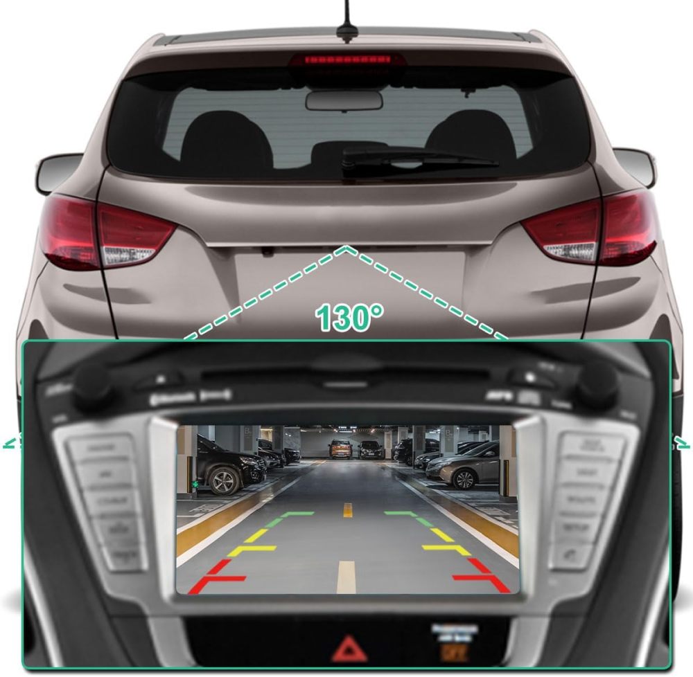 957902S011 Rear View Backup Camera Fit for Hyundai Tucson IX35 2010 2011 2012 2013, GreenYi Parking Assist Cam Replaces OE Number 957902S012, 957902S211, 957902S311, 68197873AA