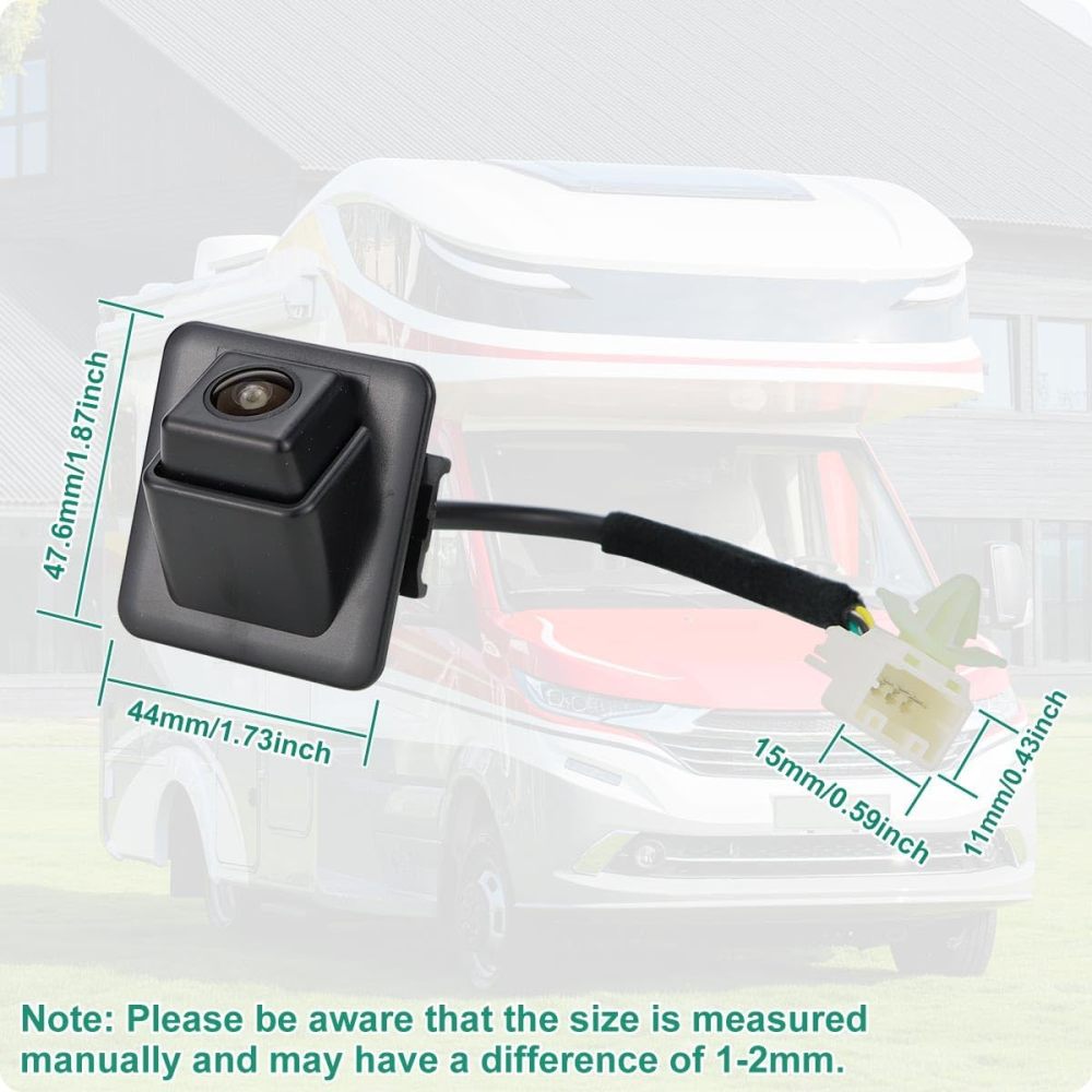 957503X105 Rear View Backup Camera Compatible with Hyundai Elantra 2011 2012 2013 2014, GreenYi Parking Assist Cam Replaces OE Number 957503X345, 957503X100, 957503X101, HY1960102, 590467
