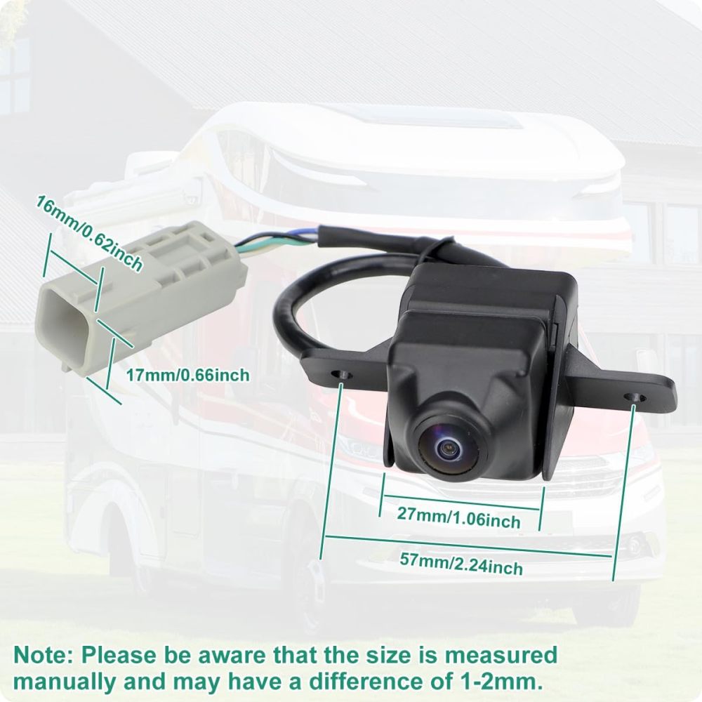 22923842 Rear View Backup Camera Fit for Buick Lacrosse GM Compatible with Chevrolet Allure Malibu Volt 2011-2016, GreenYi Parking Assist Cam Replaces OE Number 22883286, 20860481