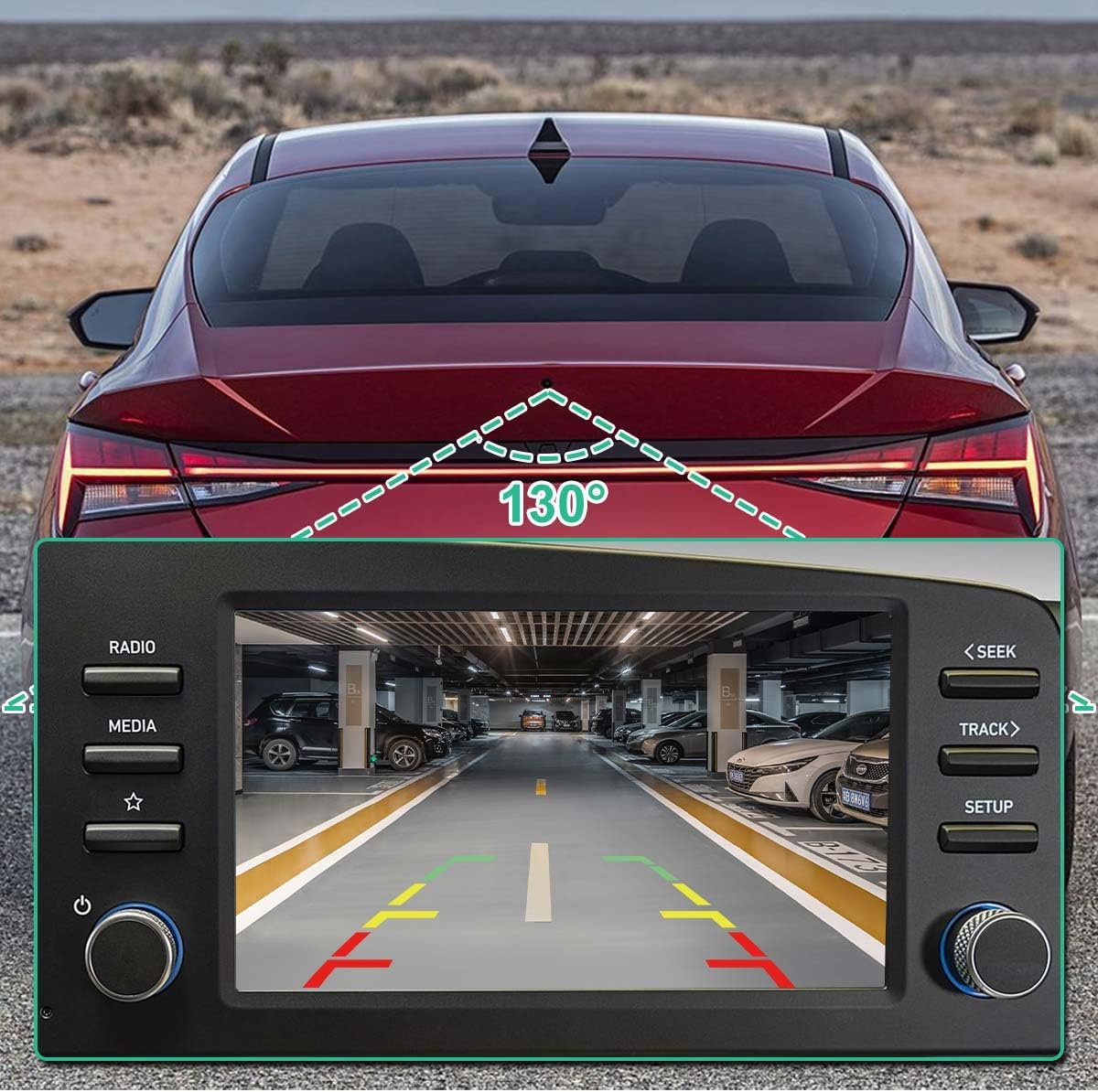 ヒュンダイ エラントラ バックカメラ バックアップパークアシスト