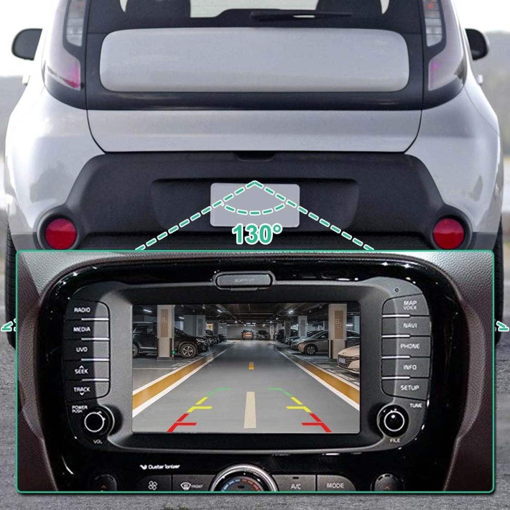 95760-B2100 OE Backup Camera Replacement for Kia Soul 2014 2015 2016, GreenYi Rear Cam Replaces 95760-B2010, 95760-B2000, 95760B2100, 95760B2010, 95760B2000