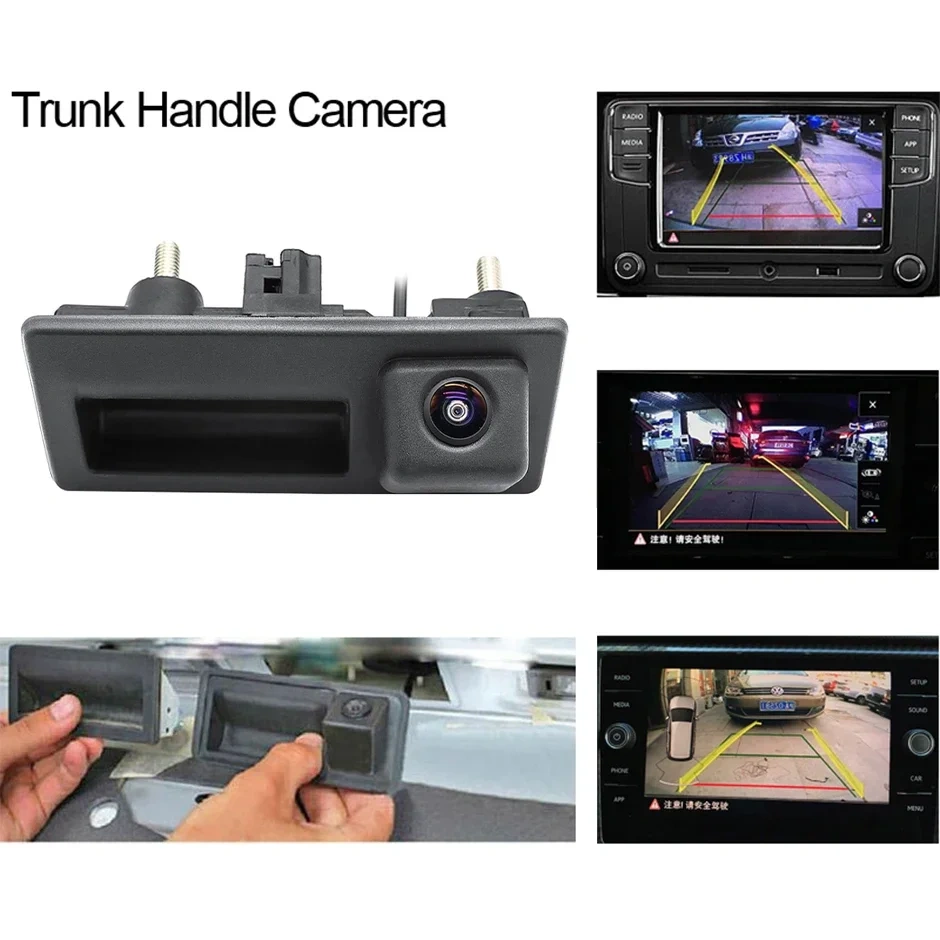 GreenYi CanBus Reversing Dynamic Trajectory Parking Camera for Audi A3 A5 Q5 A7 B8/VW Passat Golf Tiguan Jetta Skoda Bora MQB PQ