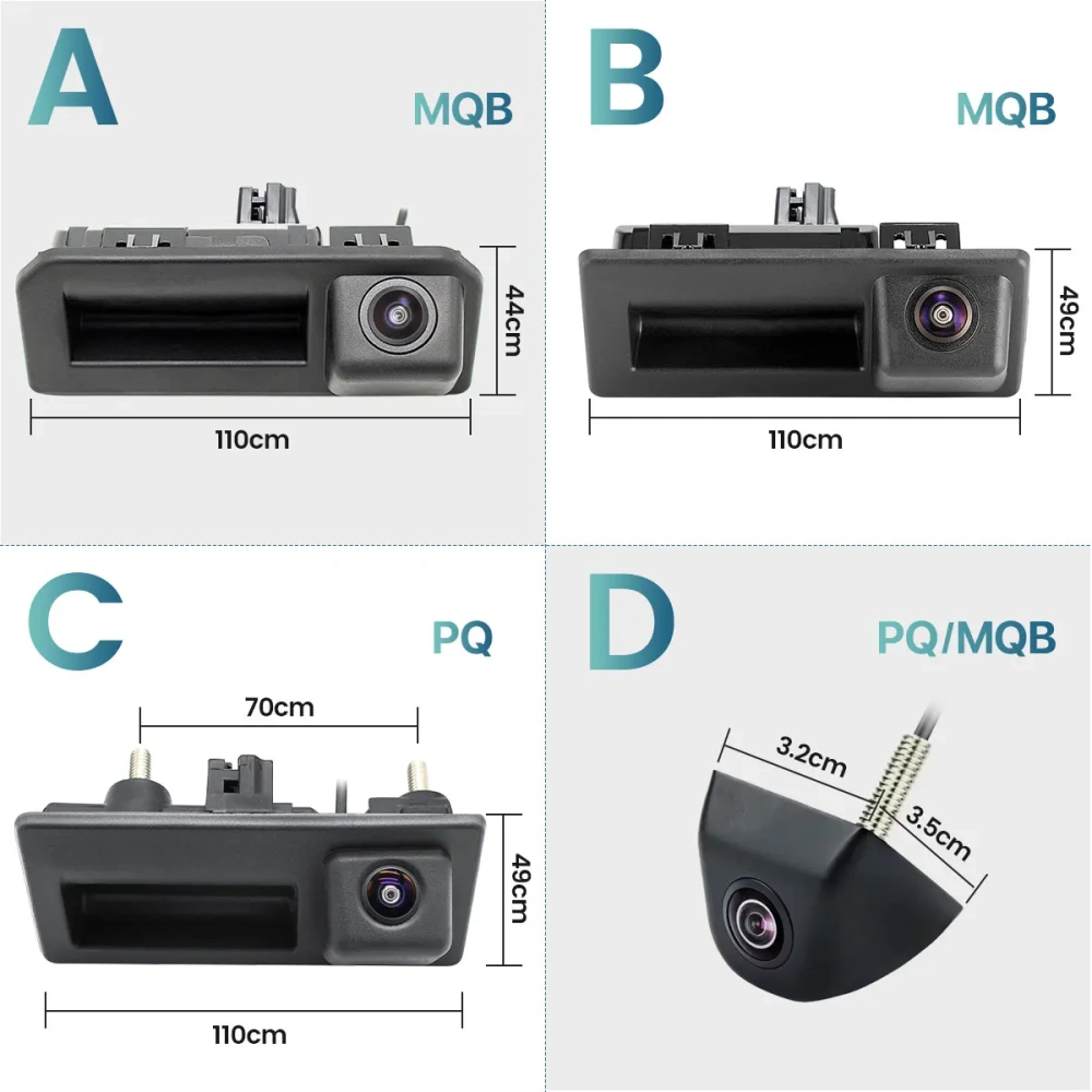 GreenYi CanBus Reversing Dynamic Trajectory Parking Camera for Audi A3 A5 Q5 A7 B8/VW Passat Golf Tiguan Jetta Skoda Bora MQB PQ