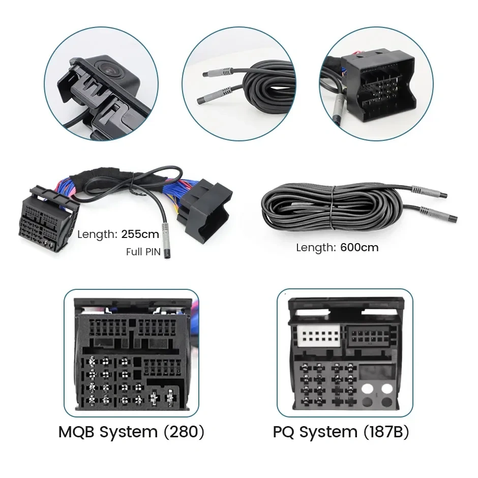 GreenYi CanBus Reversing Dynamic Trajectory Parking Camera for Audi A3 A5 Q5 A7 B8/VW Passat Golf Tiguan Jetta Skoda Bora MQB PQ