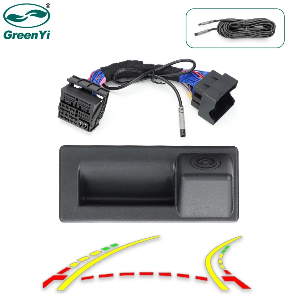 GreenYi CanBus Reversing Dynamic Trajectory Parking Camera for Audi A3 A5 Q5 A7 B8/VW Passat Golf Tiguan Jetta Skoda Bora MQB PQ