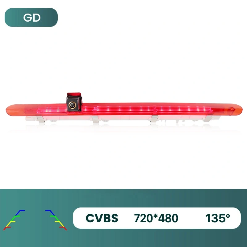 GreenYi 1080P 170° Brake Light Rear View Camera For Mercedes Benz V-Klasse Vito Viano W447 Kasten Tourer V260 Mixto 3 2014-2022