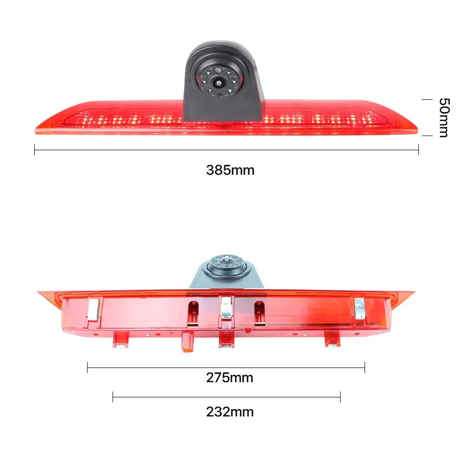 GreenYi AHD 1080P LED Brake Light Vehicle Rear View Camera For Ford Transit Van F150/F250/F350 Transit Jumbo (2014-2019)