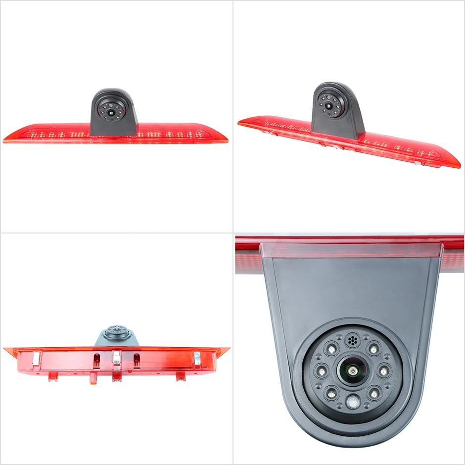 GreenYi AHD 1080P LED Brake Light Vehicle Rear View Camera For Ford Transit Van F150/F250/F350 Transit Jumbo (2014-2019)