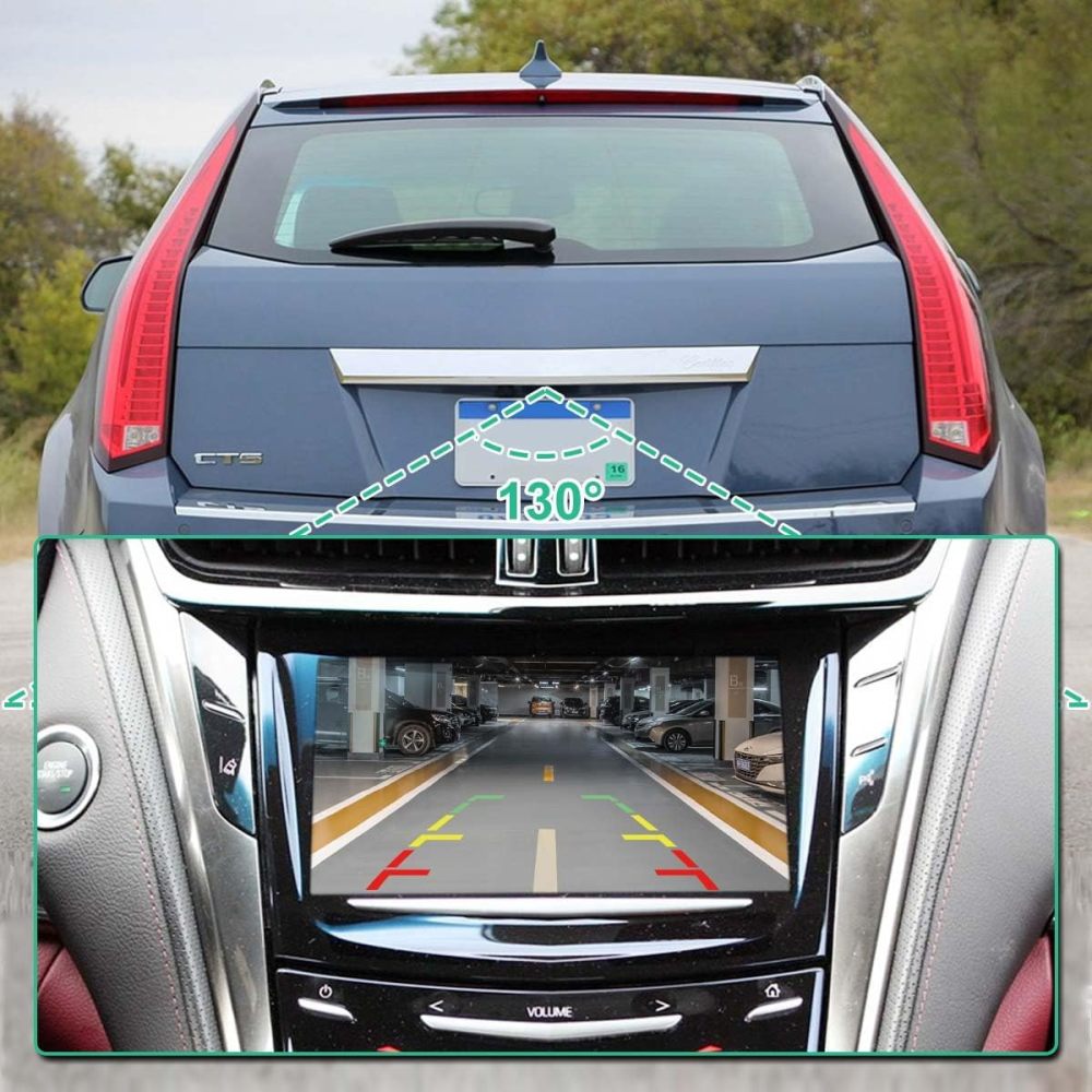 23171840 OE Backup Camera Replacement for Cadillac CTS Sedan 2011-2014, GreenYi Rear Reverse Park Assist Camera Replaces 42389646, 95407397, 23291201, GM1960110, GM1960111, GM1960105, GM1960106