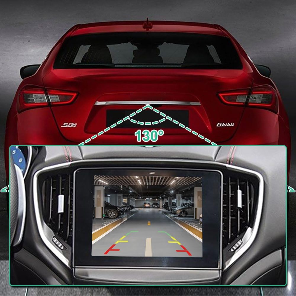 68144068AC Front Side Rear Backup Surround View Camera Replacement for Chrysler Pacifica Voyager Ram 1500 Maserati Ghibli Levante 2017-2022 Replaces 68144068AB, 68144068AD, 68417514AA by GreenYi