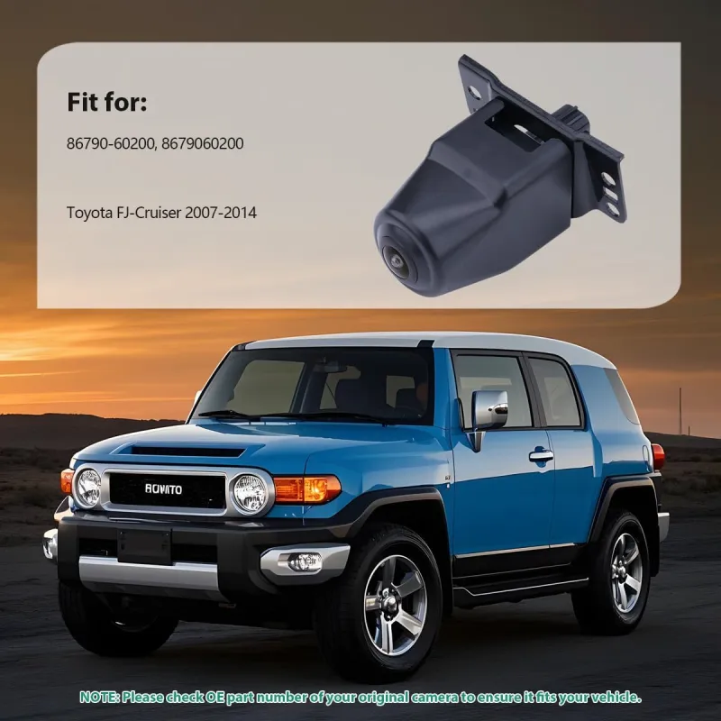 86790-60200 Front View Camera Replacement for Toyota FJ-Cruiser 2007-2014, OE Camera Replaces 8679060200 by GreenYi
