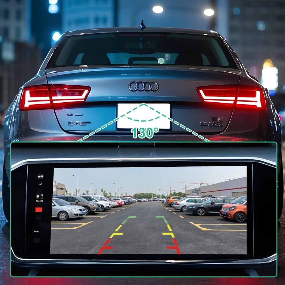 7P6980551C Park Assist Camera Replacement for Audi A6 A7 A8 Q7 RS6 RS7 VW Touareg 2011-2018, OE Rear View Surround Cam Replaces 7P6.980.551C 7P6 980 551 C 7P6980551A 7P6980551B by GreenYi