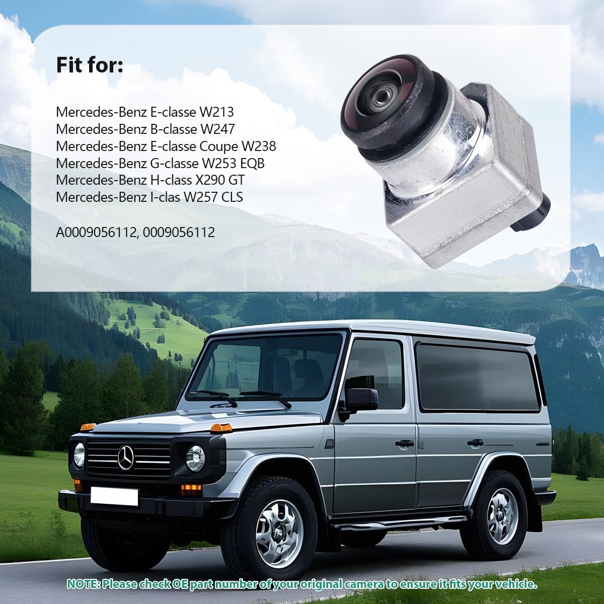 A0009056112 360 Surround View Camera for X290 C257 C167 X166 X167