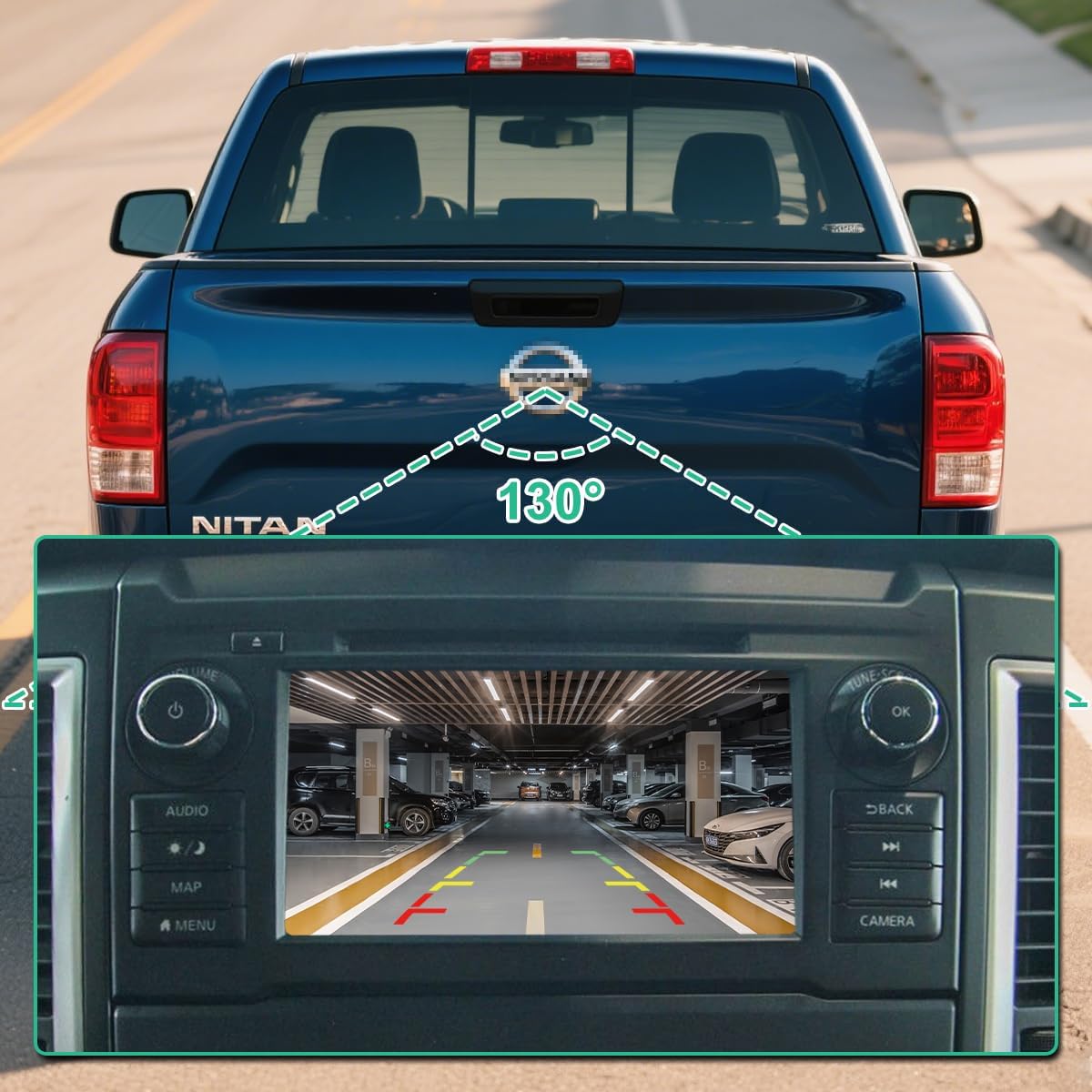 28442-EZ00A Rear View Camera for Nissan Titan XD 2016 2017 2018
