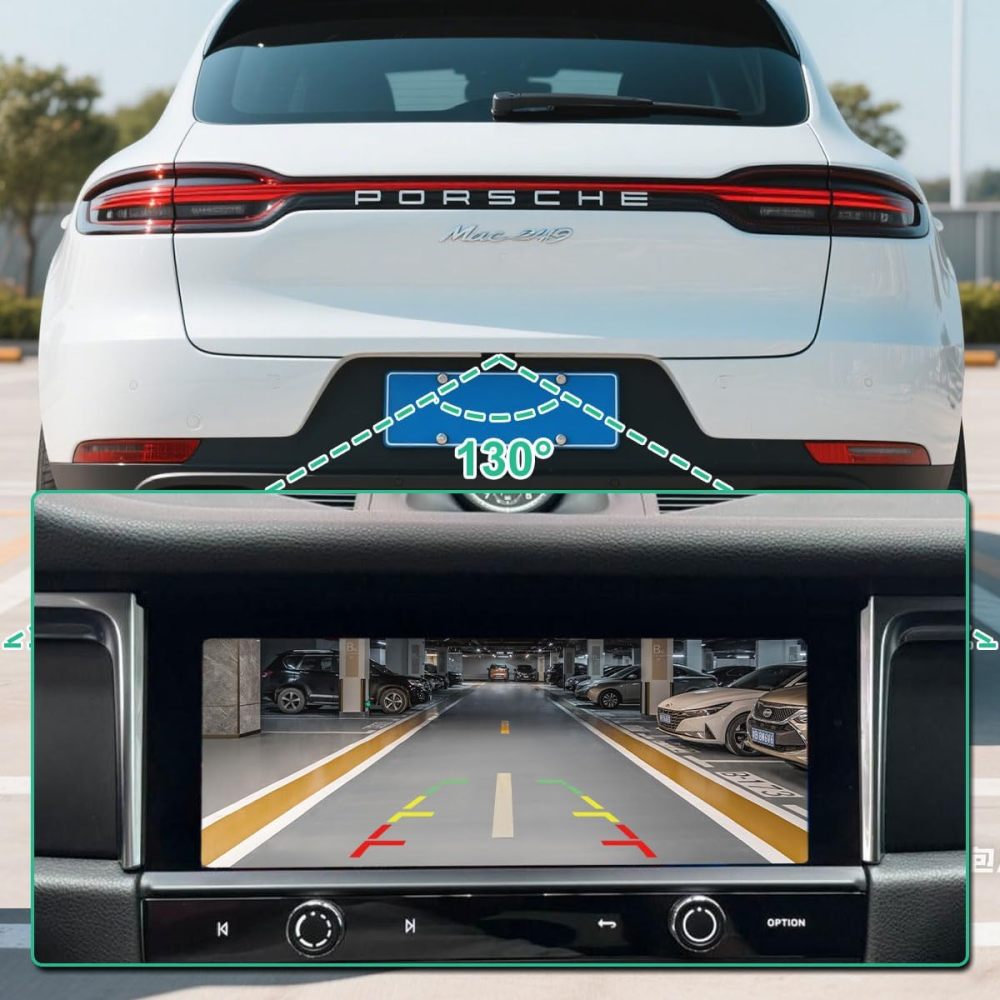 95B980551L Rear View Camera for Porsche Macan 2015-2020 & Lamborghini Huracan 2015-2021, OE Camera Replaces 5Q0980556B, 95B.980.551.L by GreenYi