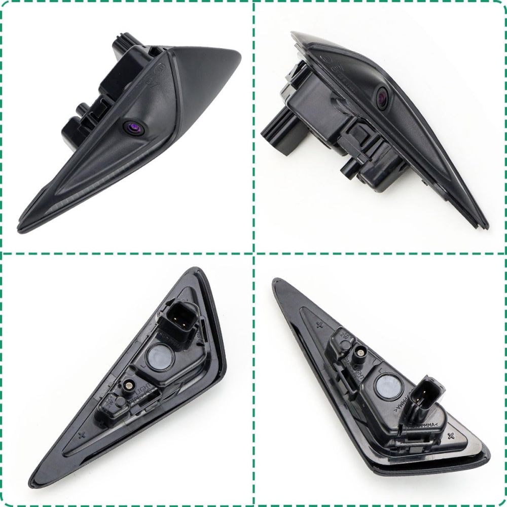 1125106-50-J Front Left Side Fender Camera Replacement for Tesla Model 3 2017-2022 & Tesla Model Y 2017-2022, OE Trun Signal Repeater Wing Cam Replaces 1125106-50-H, 1125106-50-G by GreenYi
