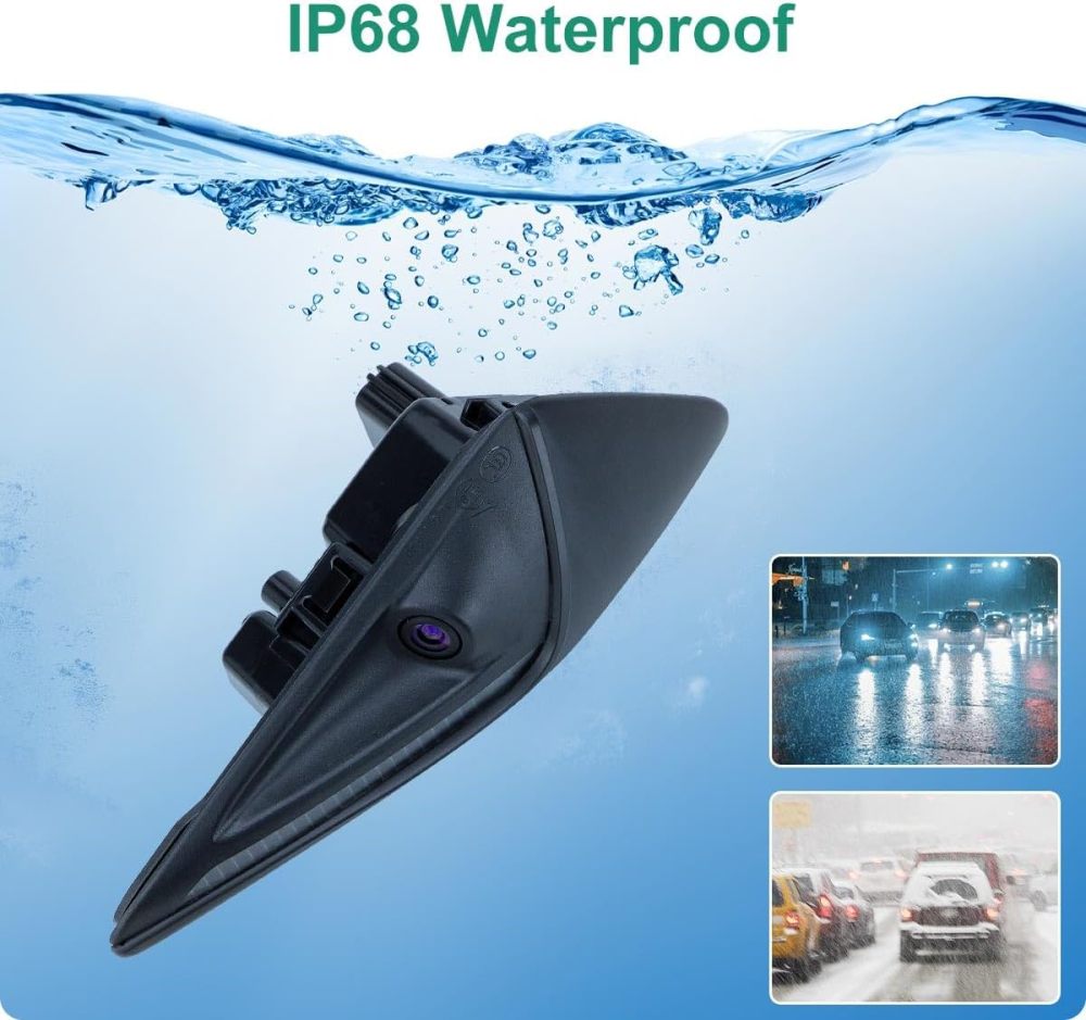 1125106-50-J Front Left Side Fender Camera Replacement for Tesla Model 3 2017-2022 & Tesla Model Y 2017-2022, OE Trun Signal Repeater Wing Cam Replaces 1125106-50-H, 1125106-50-G by GreenYi