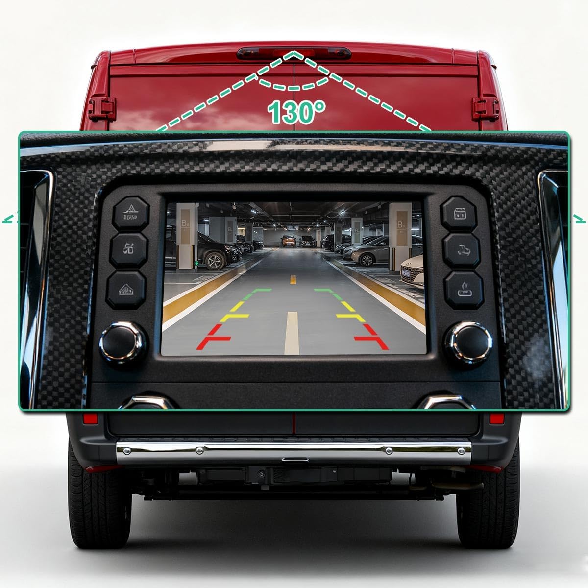 68284643AC Rear View Backup Camera Replacement for Ram Promaster