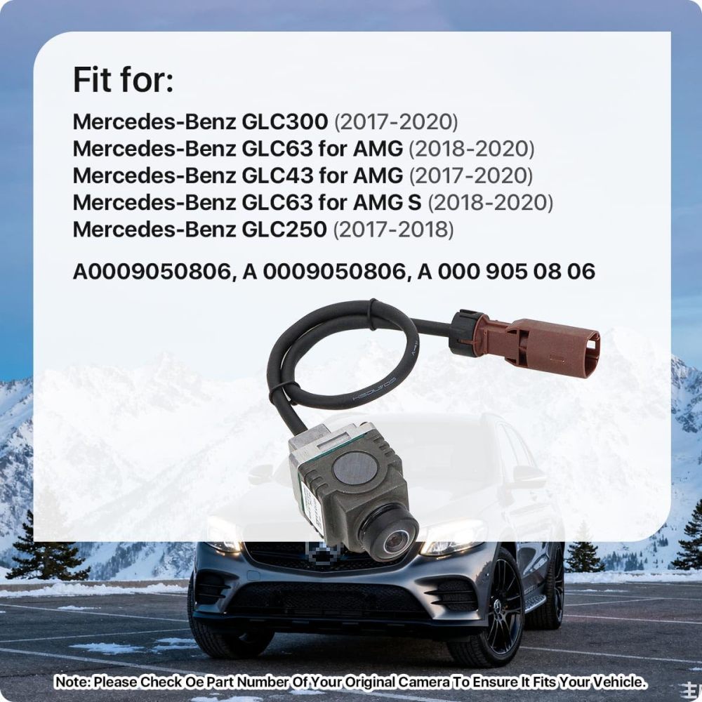 A0009050806 Front View Camera Replacement for Mercedes-Benz W218 W253 W292 W205 W448 GLC, OE Backup Cam Replaces A 0009050806, A 000 905 08 06 by GreenYi
