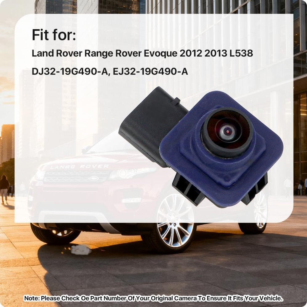 DJ32-19G490-A Rear View Camera Replacement for Land Rover Range Rover Evoque 2012 2013 L538, OE Backup Cam Replaces EJ32-19G490-A by GreenYi