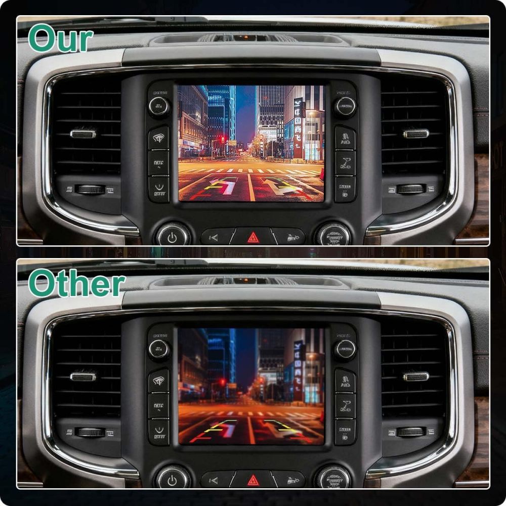 68414414AA Rear View Camera Replacement for Ram 1500 2019 2020 2021, OE Backup Cam Replaces 68322864AF, CH1960131 by GreenYi