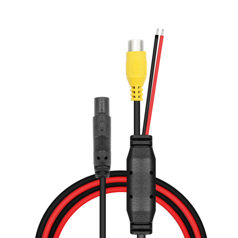 4Pin Power Cable with RCA Video Connecter, for GreenYi Camera B0BKGGRP4Z, B0BXP43Q35, B0BXP6J65L, B085ZYSH9K, B0894DMJLF, B0925L45GF