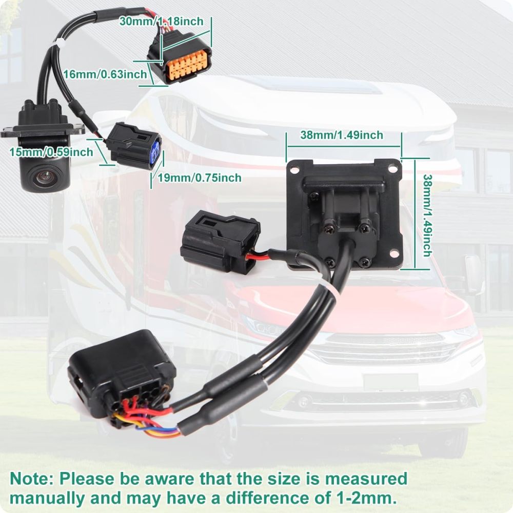 95760-E6201 OE Backup Camera Replacement for Hyundai Sonata 2015-2017, GreenYi Rear View Reverse Rear Park Assist Camera Replaces NO. 95760-C2101, 95760-E6200 95760-E6100