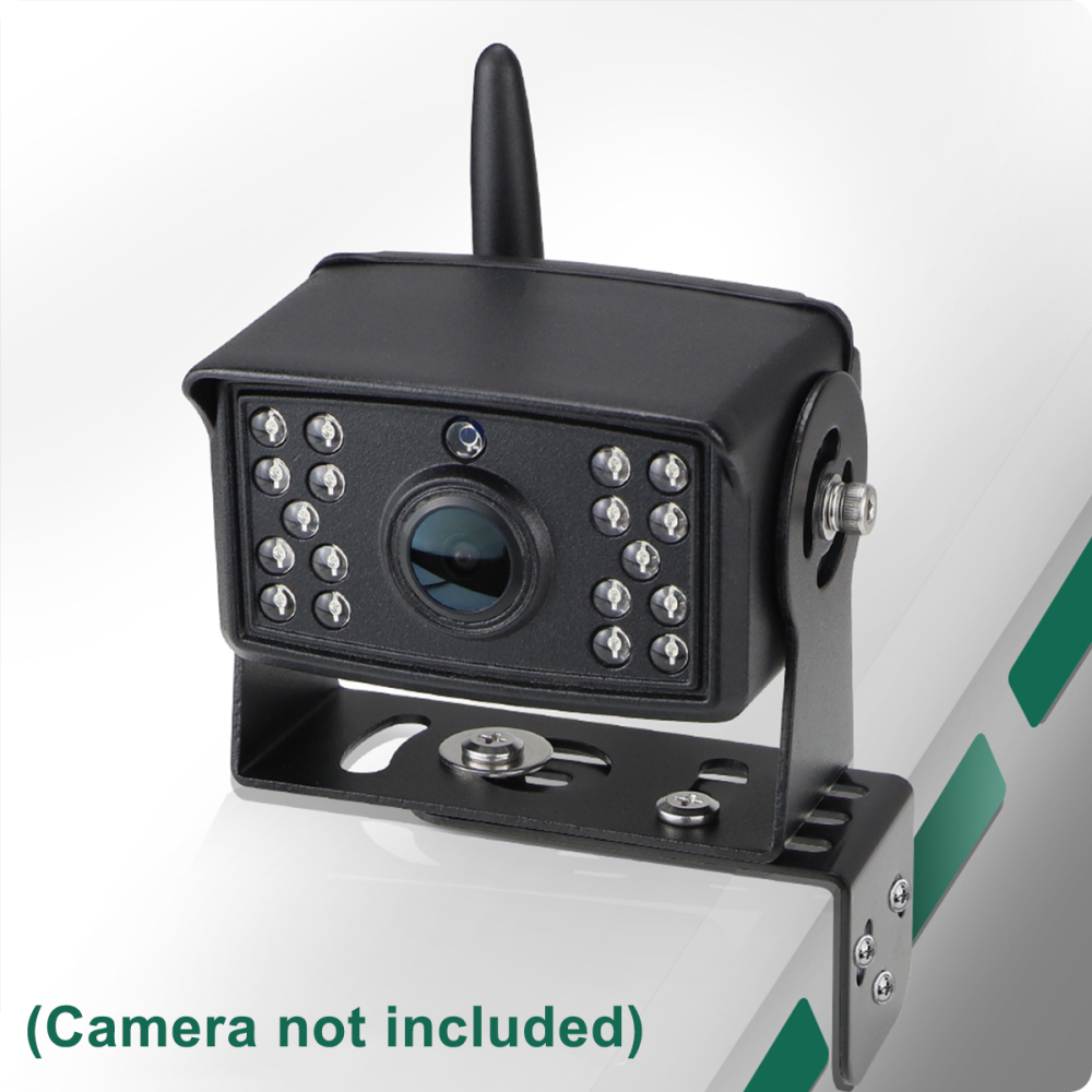 Universal Vehicle Iron Metal Bracket, GreenYi Adjustable L Shape Right Angel Multi-Function Camera Stand Mount, Only Installation Holder for Truck Camera (2PCS)