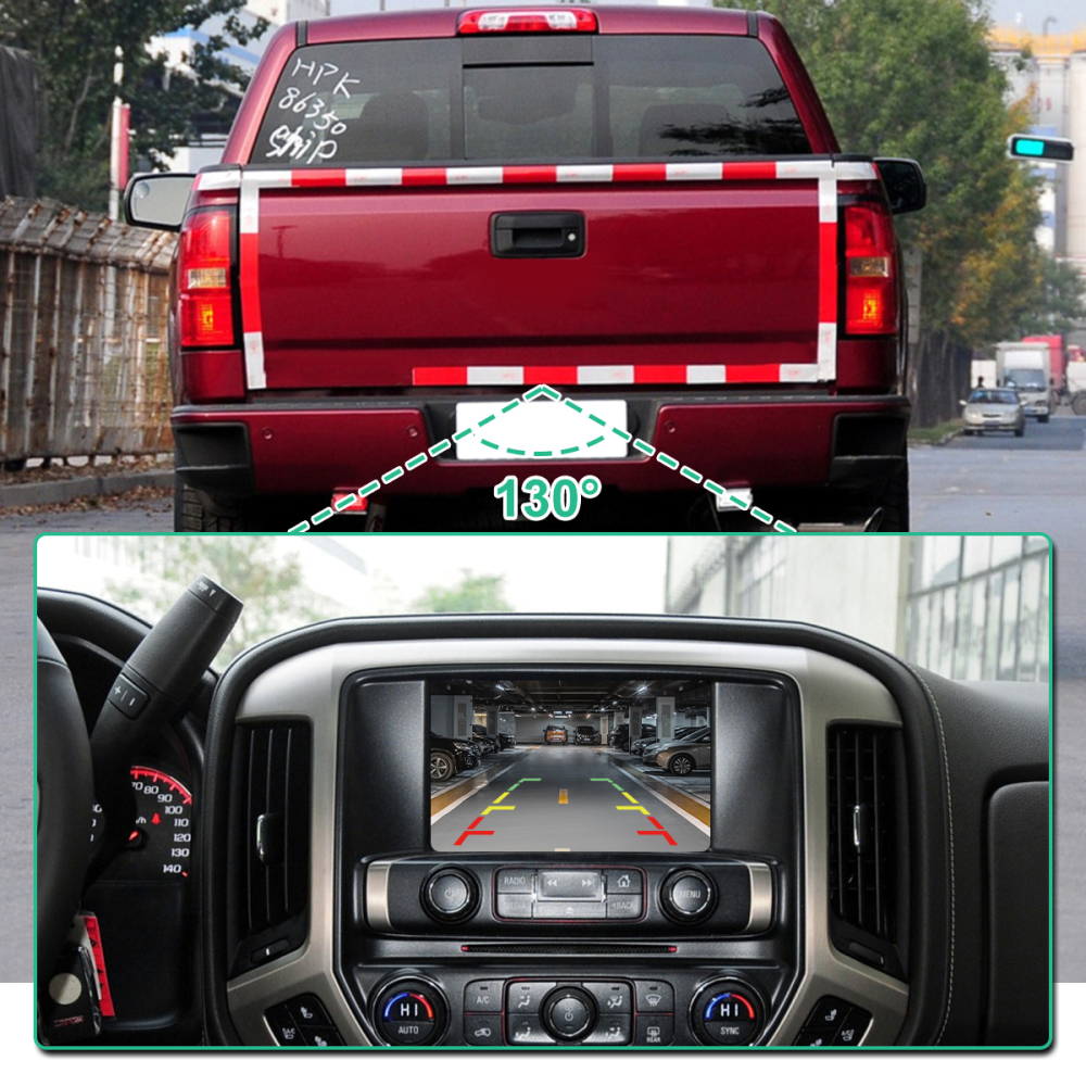 20837341 OE Backup Camera by GreenYi | Fit for Chevy Silverado & GMC Sierra 1500, 2500, 3500, 2007-2014, Replaces Part # 20986601, Replaces Part # 23146157