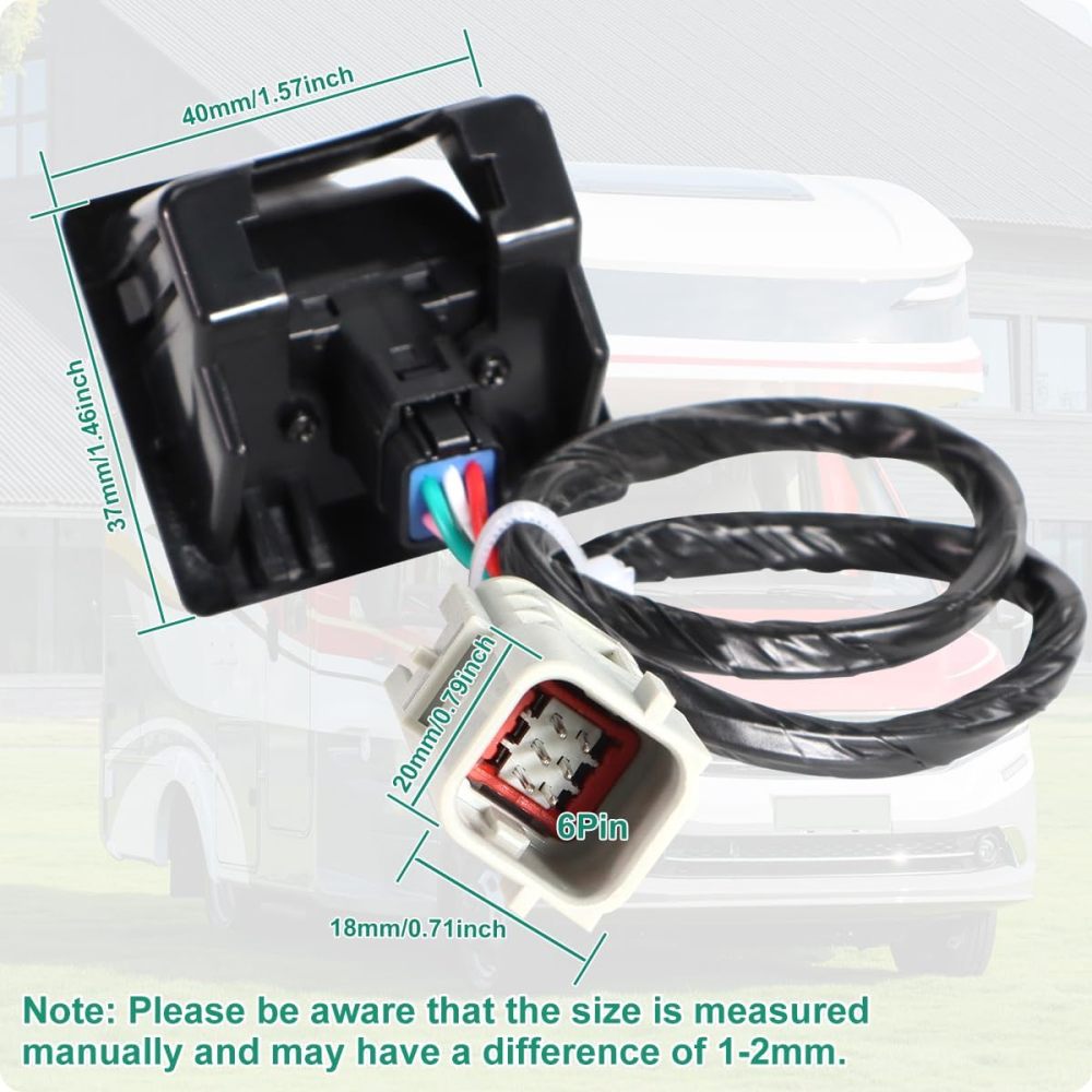 95407397 OE Backup Camera Replacement for GMC Terrain, Chevy Equinox 2010-2017, Chevy Cruze 2011-2016, Replaces OEM Part Numbers: 22913698, GM1960105, 15926123, 20903513