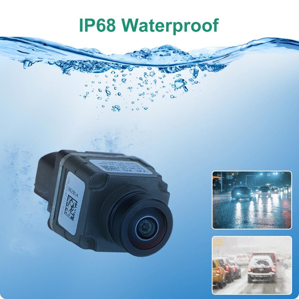 5Q0980546A OE Front Camera for Audi A4 A5 Q3 Q5 S4 S5 Bentley VW Atlas Porsche Skoda Seat, GreenYi Rear Cam Replaces V15-74-003