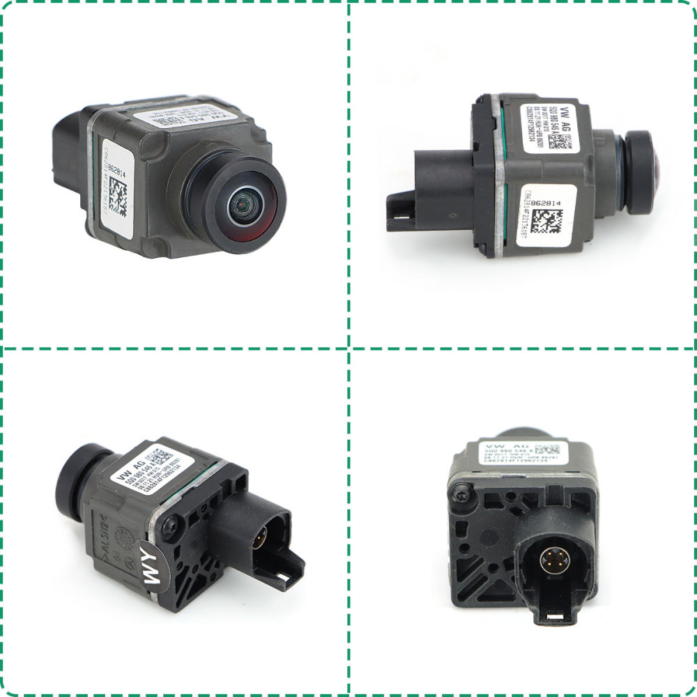 5Q0980546A OE Front Camera for Audi A4 A5 Q3 Q5 S4 S5 Bentley VW Atlas Porsche Skoda Seat, GreenYi Rear Cam Replaces V15-74-003