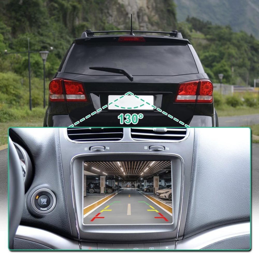 GreenYi 56054158AC OE Backup Camera for Dodge Journey 2011-2020—Replaces Part No. 56054158AB, 56054158AD, 56054158AE, 56054158AF, 56054158AG, 590-143, PAC109