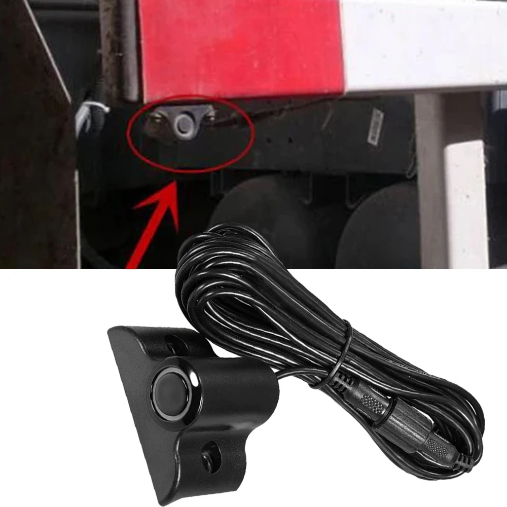 Reversing Radar Audible Alert Indication System LED Truck Reversing Sensor System Parking Sensor with Crescent Display 12-24V