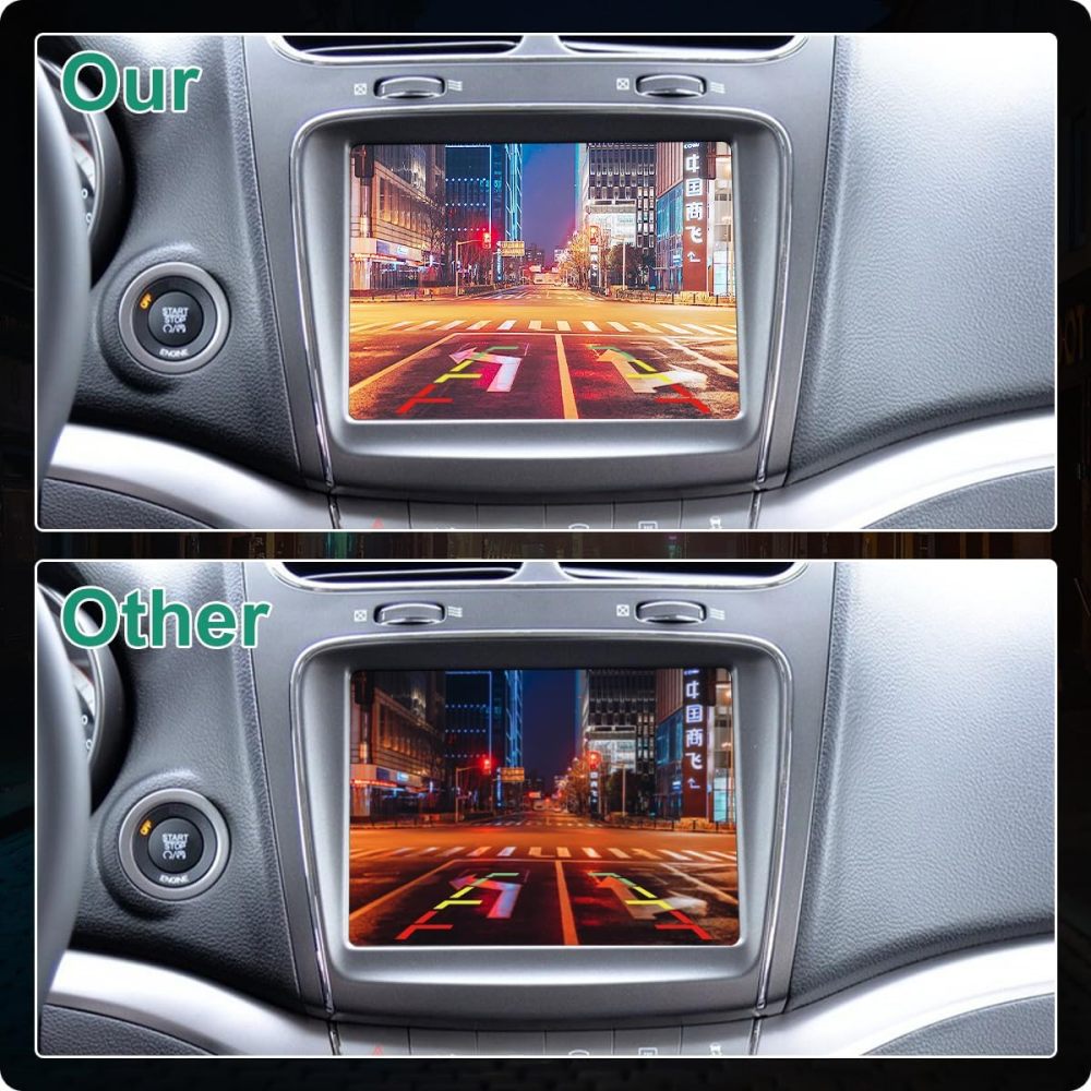 GreenYi 56054158AC OE Backup Camera for Dodge Journey 2011-2020—Replaces Part No. 56054158AB, 56054158AD, 56054158AE, 56054158AF, 56054158AG, 590-143, PAC109