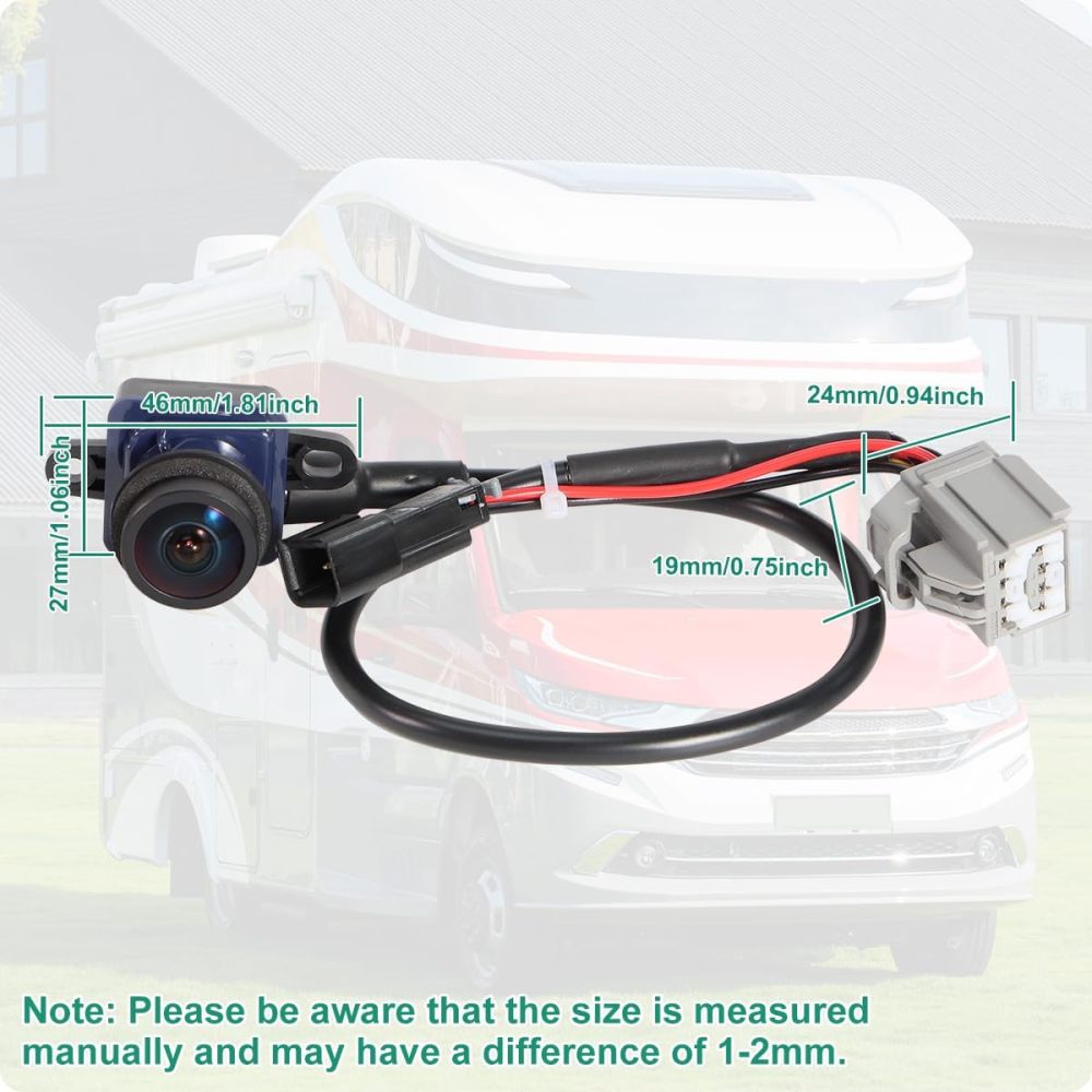 GreenYi 56054158AC OE Backup Camera for Dodge Journey 2011-2020—Replaces Part No. 56054158AB, 56054158AD, 56054158AE, 56054158AF, 56054158AG, 590-143, PAC109