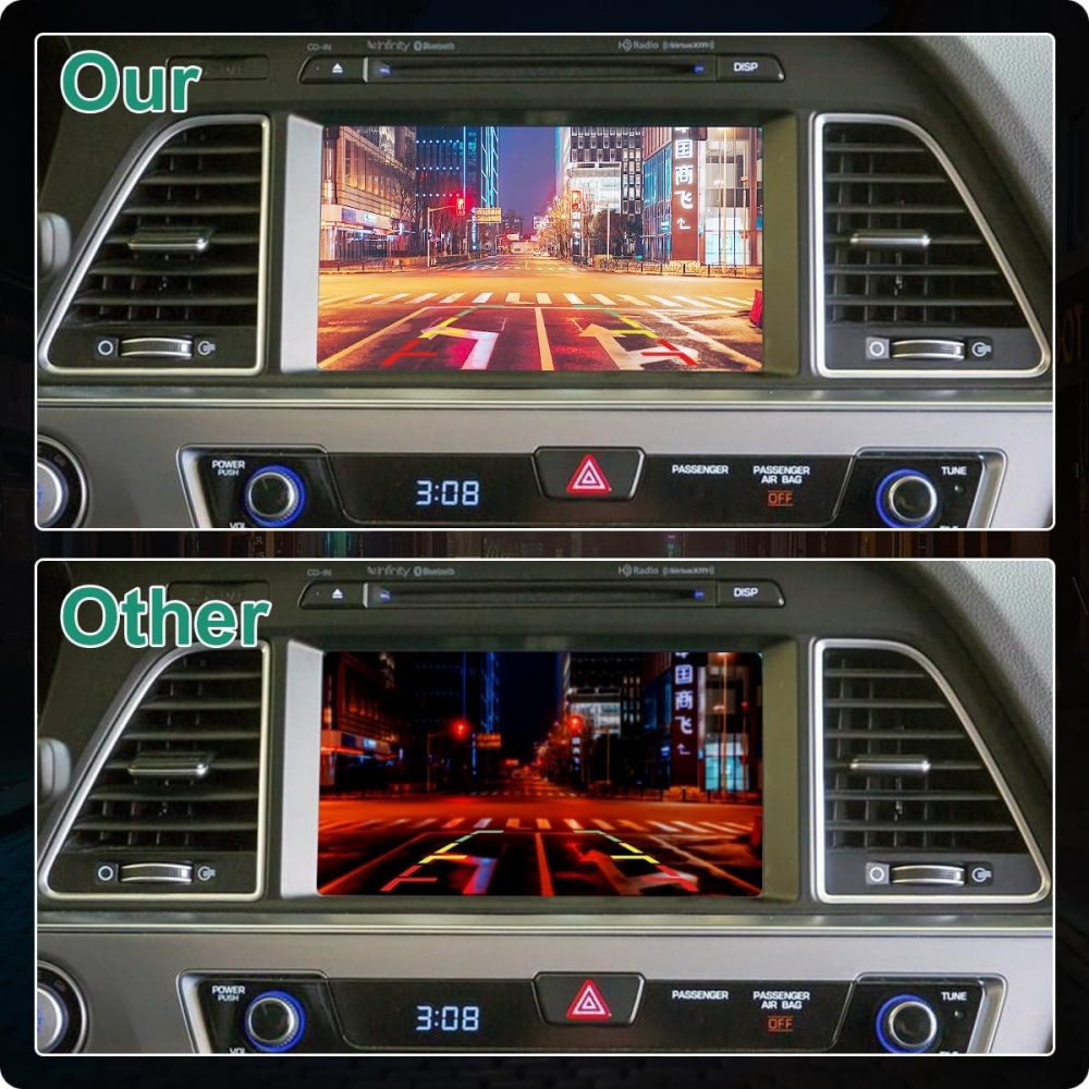 95760-E6201 OE Backup Camera Replacement for Hyundai Sonata 2015-2017, GreenYi Rear View Reverse Rear Park Assist Camera Replaces NO. 95760-C2101, 95760-E6200 95760-E6100