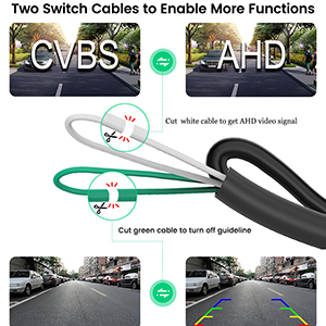 HD 720P Vehicle Backup Camera for Audi A4L A5 A3 Q3 Q5 RS6 for VW Passat Tiguan Jetta Sharan Touareg Lavida Skoda, Car Rear View Trunk Handle Camera